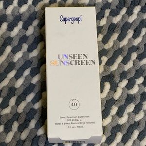 Supergoop UNSEEN Sunscreen 🧴